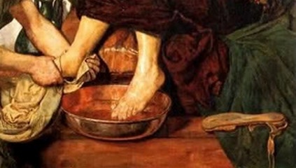 11.) Unless you are engaged, dating couples should NOT wash each other's feet during Communion