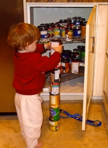 1.) Ingathering/Collecting canned goods
