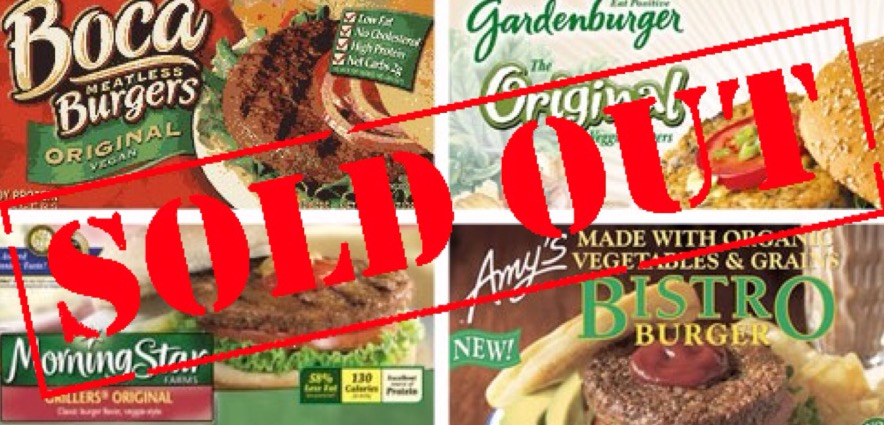 Loma Linda supermarkets sell out of veggie burgers, start selling cardboard
