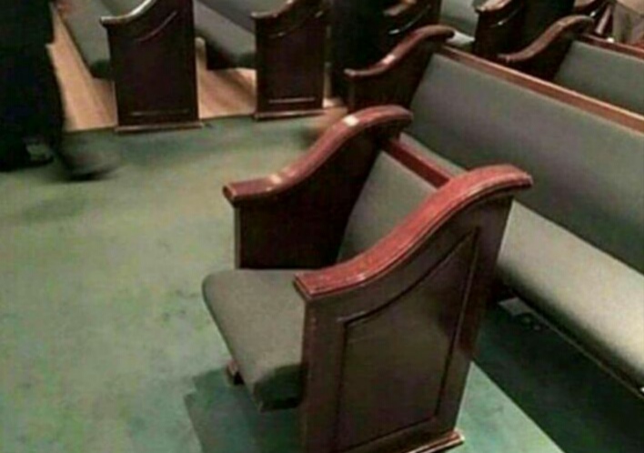 Adventist churches install isolation pews for chattiest members