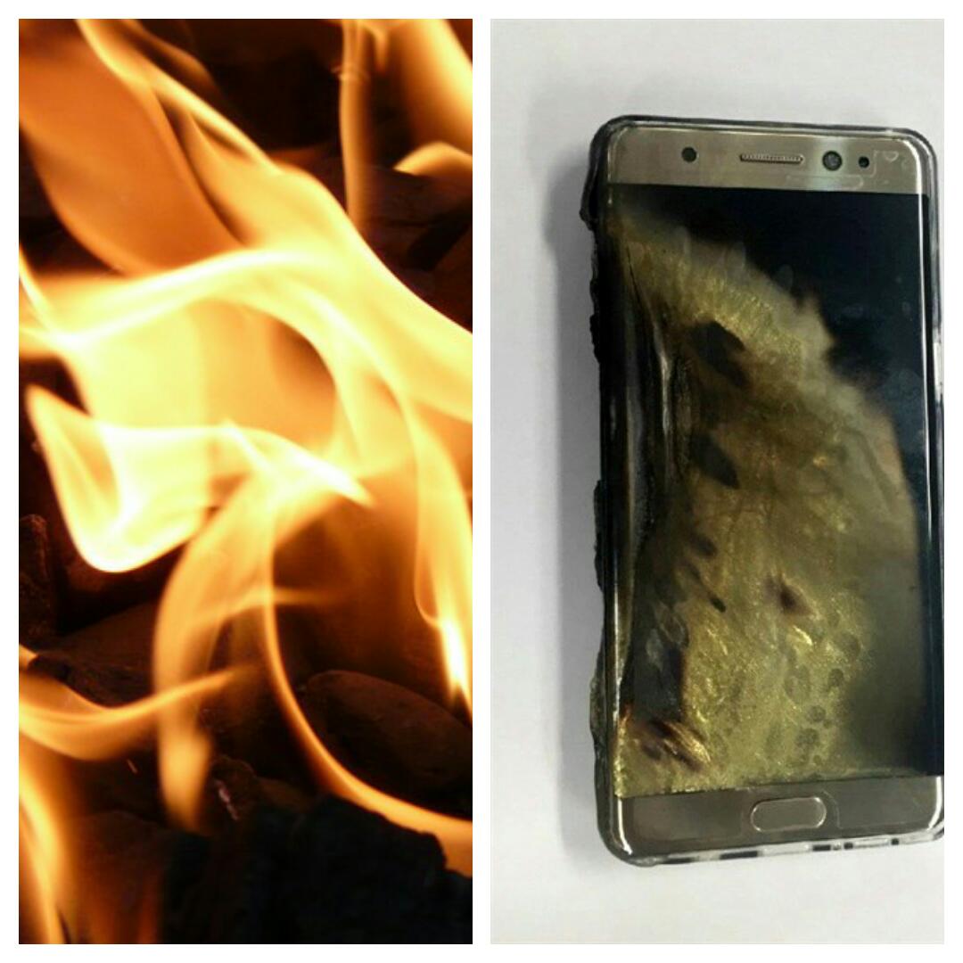 Pathfinders taught to light campfires with a Samsung Note 7