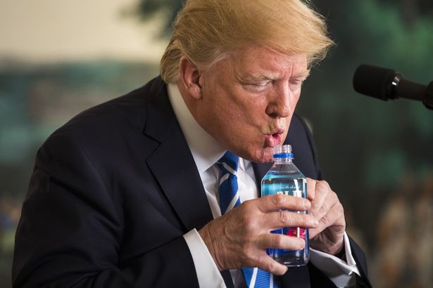 Trump converts to NEWSTART, becomes “YUGE fan of water”