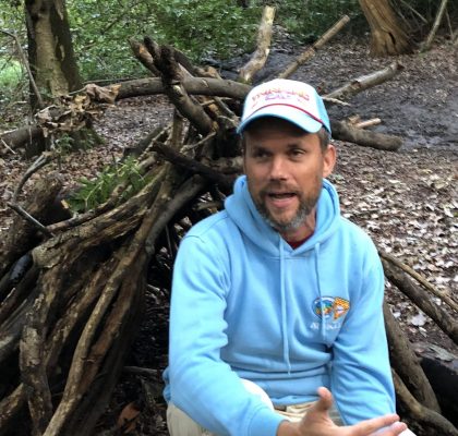 Builders Counselor Doesn’t Fit His Own Wilderness Shelter
