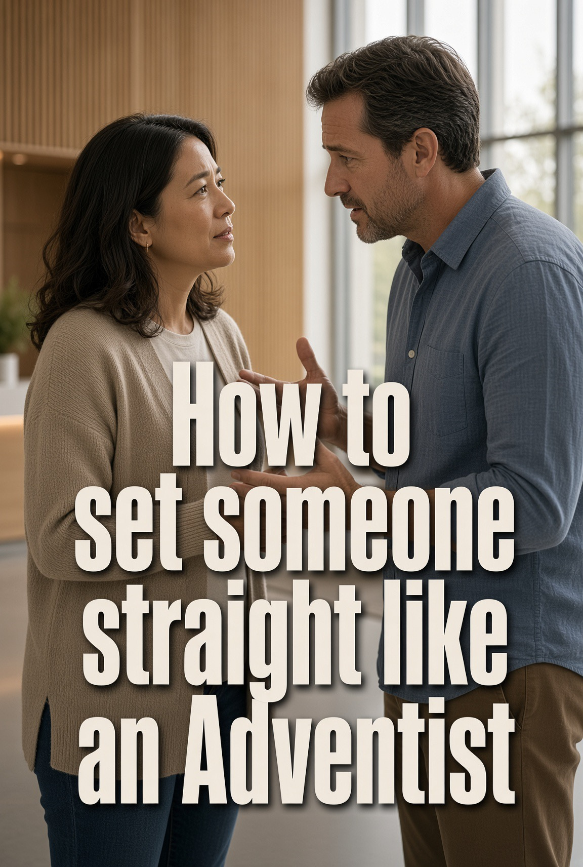 How to set someone straight like an Adventist