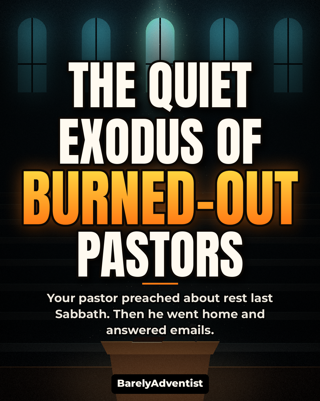 The Quiet Exodus of Burned-Out Pastors